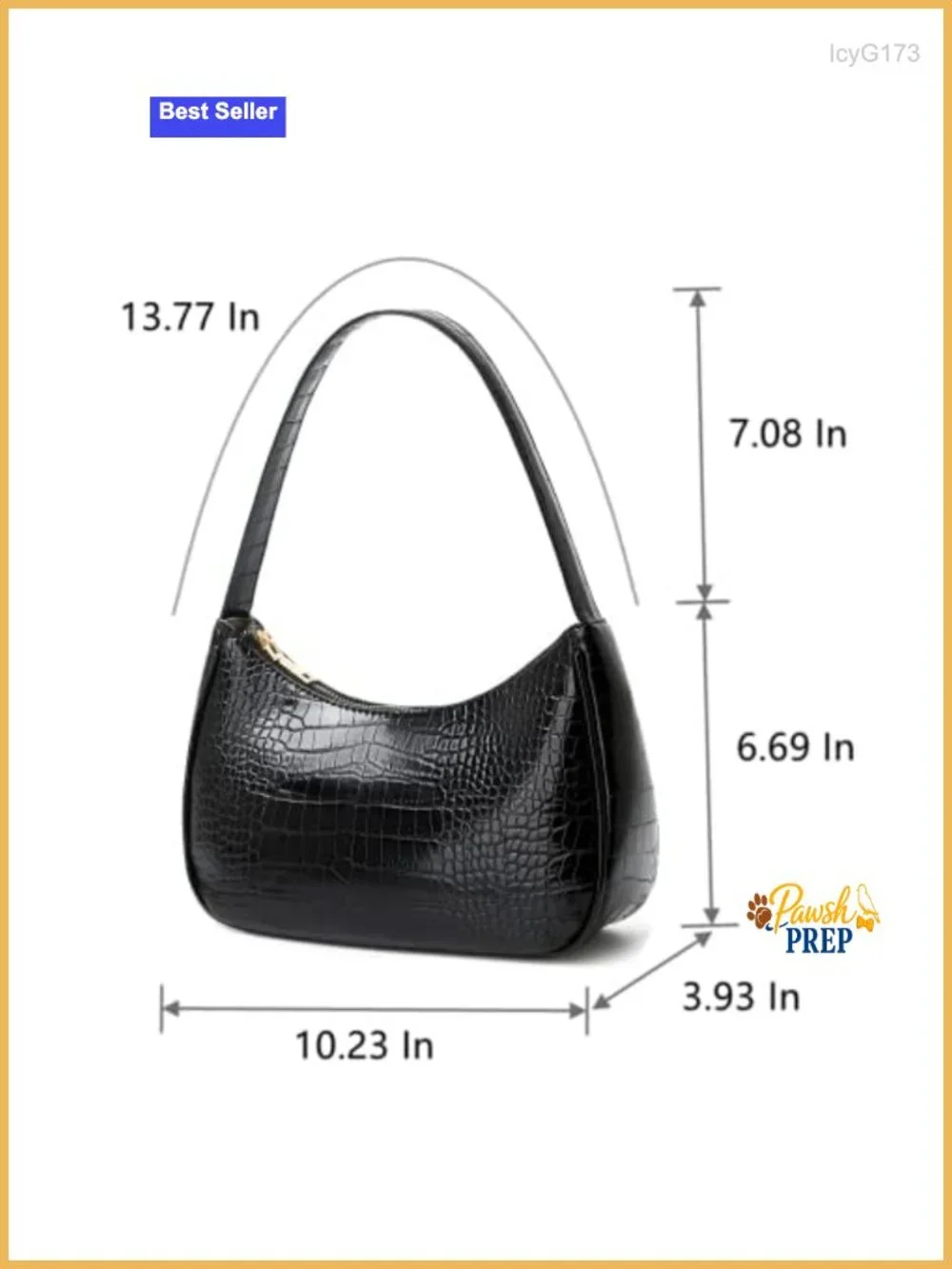 Cute Hobo Shoulder Bag Women PU Leather Tote Handbag Clutch Purse Zipper
